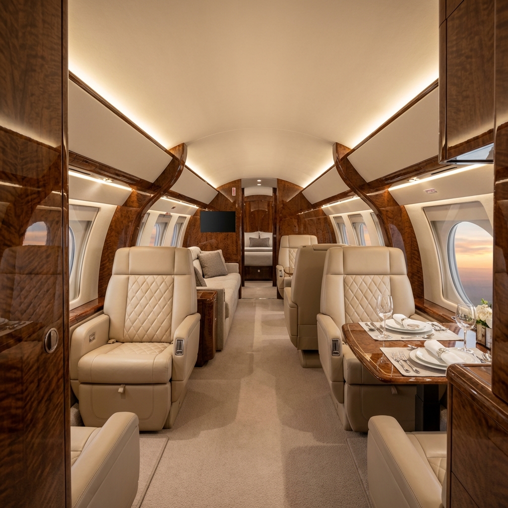 Gulfstream G700 Private Jet Interior